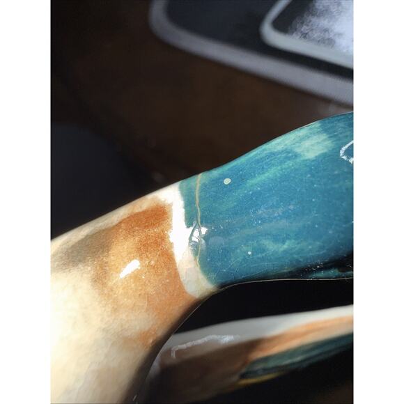 7 Piece vintage ceramic flying mallard duck wall pockets. Made In Japan - Picture 5 of 12